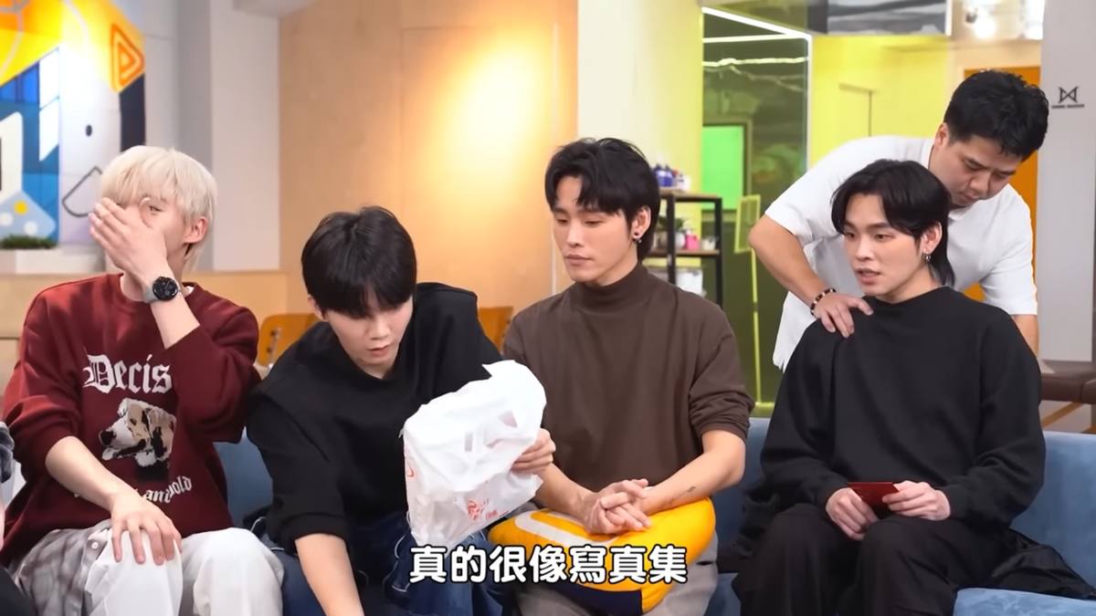 影音團隊年末交換禮物企畫的攝影棚按摩服務花絮